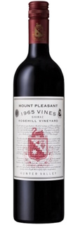 Mount Pleasant 1965 Vines Rosehill Vineyard Shiraz 2014